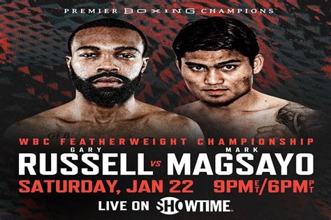 Mark Magsayo vs. Gary Russell Jr. .